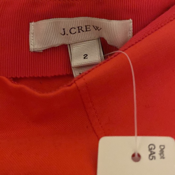 NWT! J.CREW Classic Pleated Front A-Line Mini Skirt 2 - Picture 7 of 8